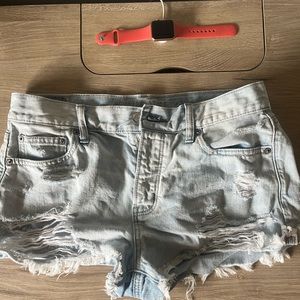 American eagle denim shorts